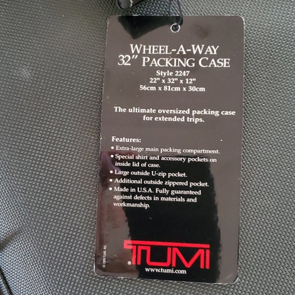Tumi wheel-a-way 32" packing case - Picture 5 of 8